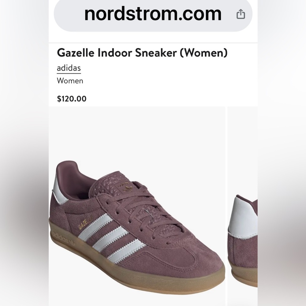 ADIDAS GAZELLE Indoor Shadow Fig New Women’s 10.5